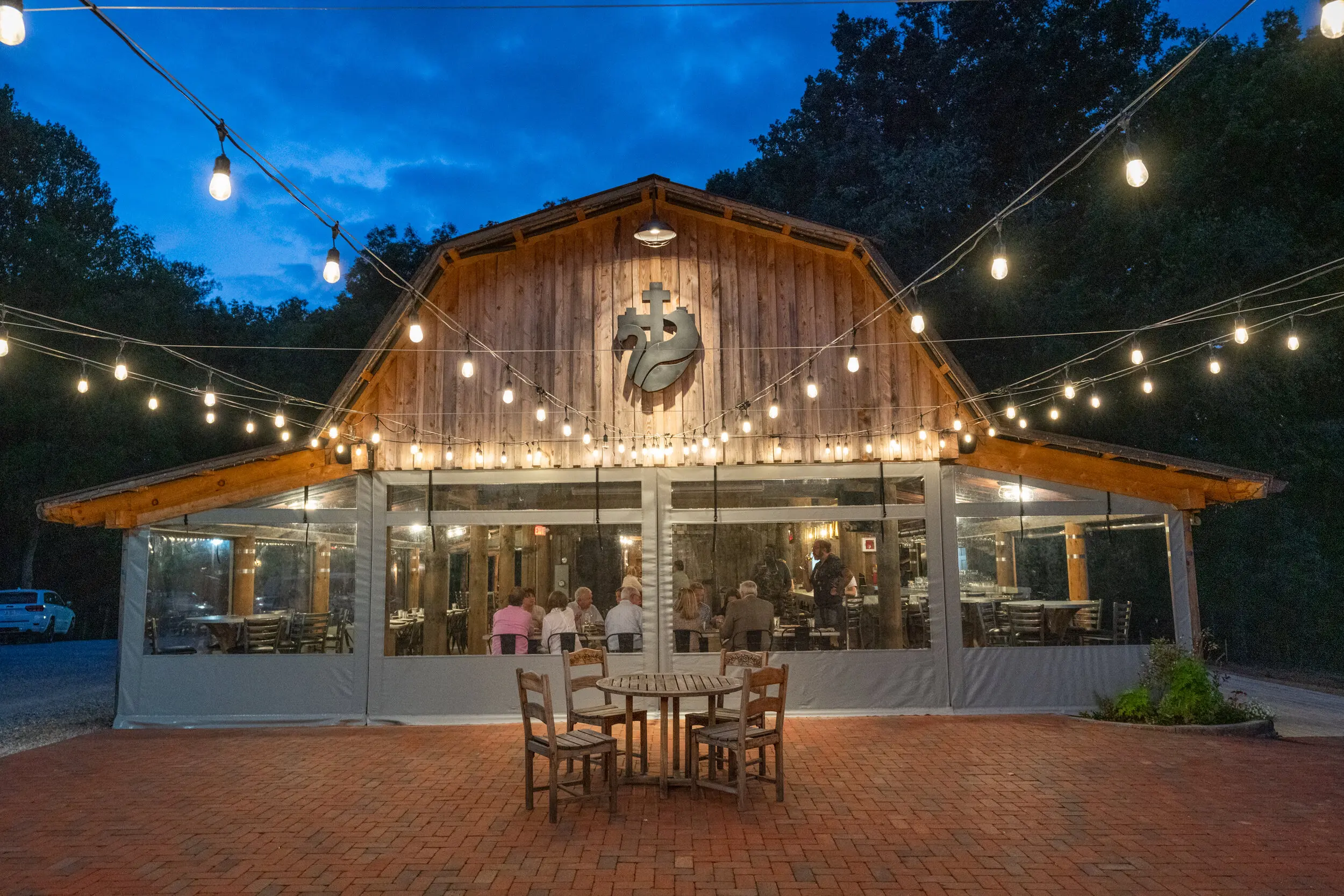 Tasting Room at night