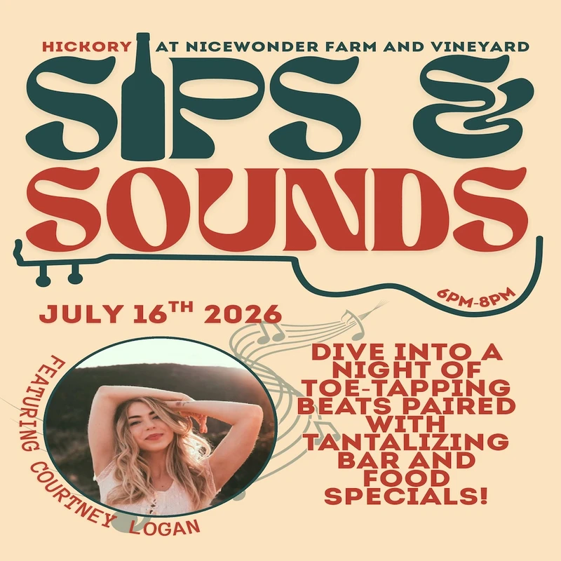 July Sips and Sounds featuring Courtney Logan