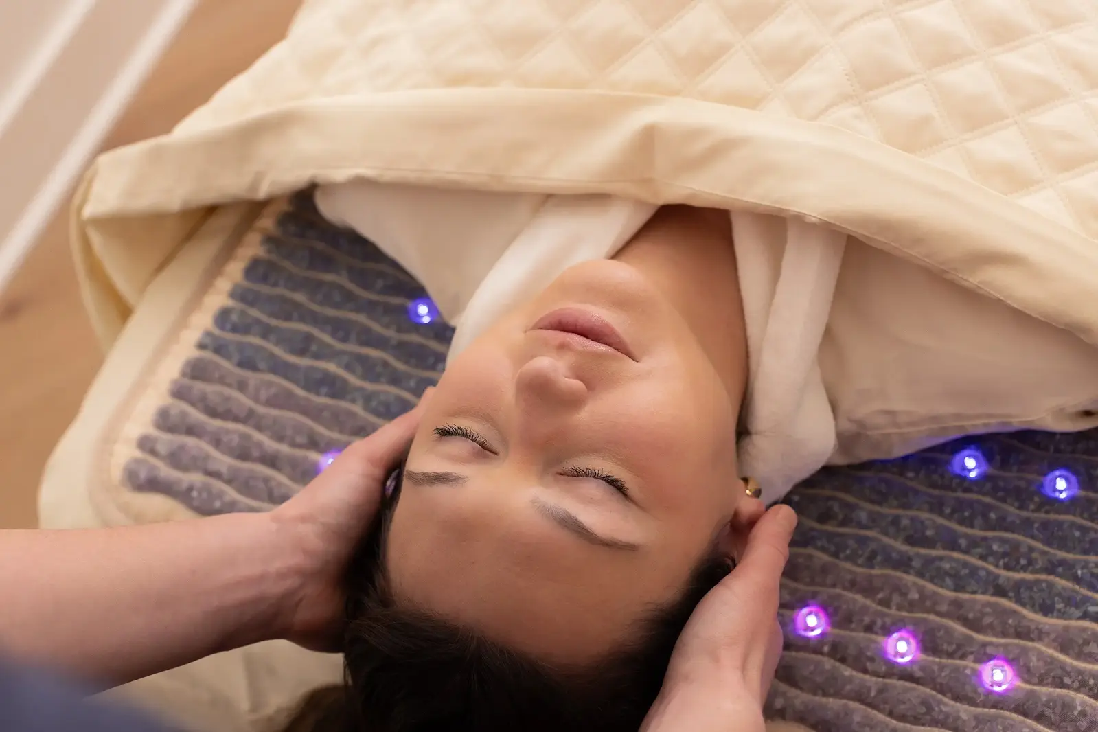 woman getting massage