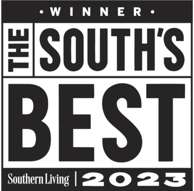 2023 Winner of Southern Living The South's Best
