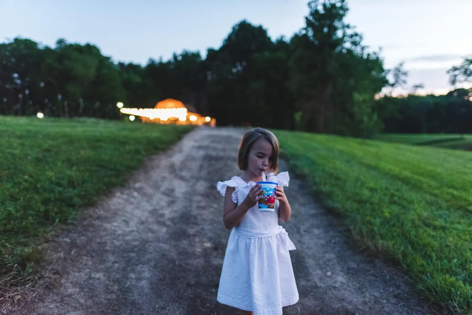 girl in dress at event
